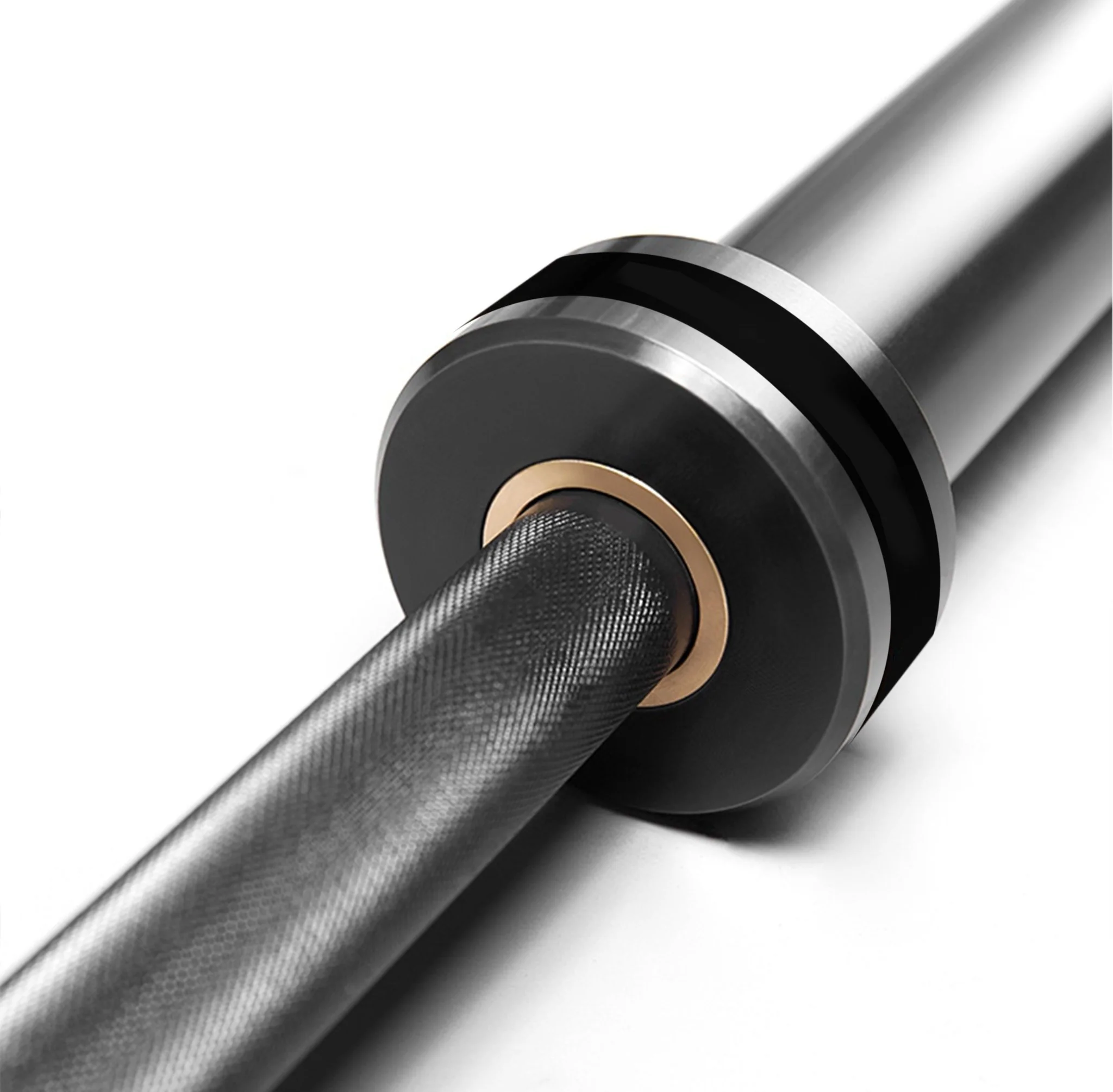 15KG Women's Olympic Barbell — Black Zinc | 25mm Shaft | 680KG Rated - Image 3