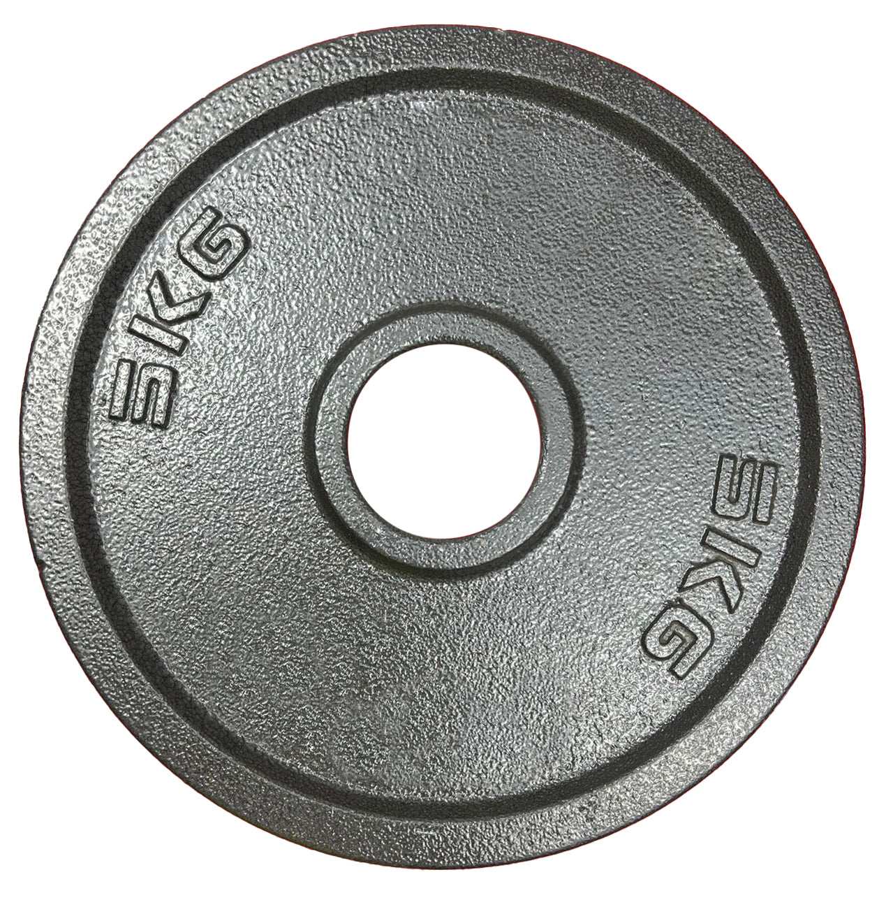 Black Cast Iron Olympic Weight Plates | 50mm Powerlifting Discs (1.25kg - 25kg) - Image 4