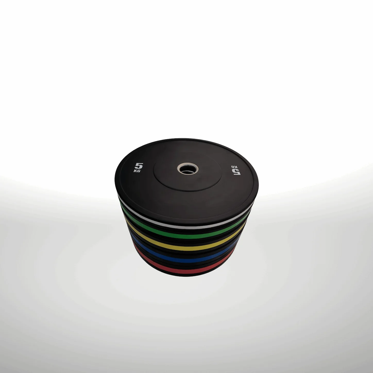 Coloured Edge Olympic Bumper Plate - Image 3