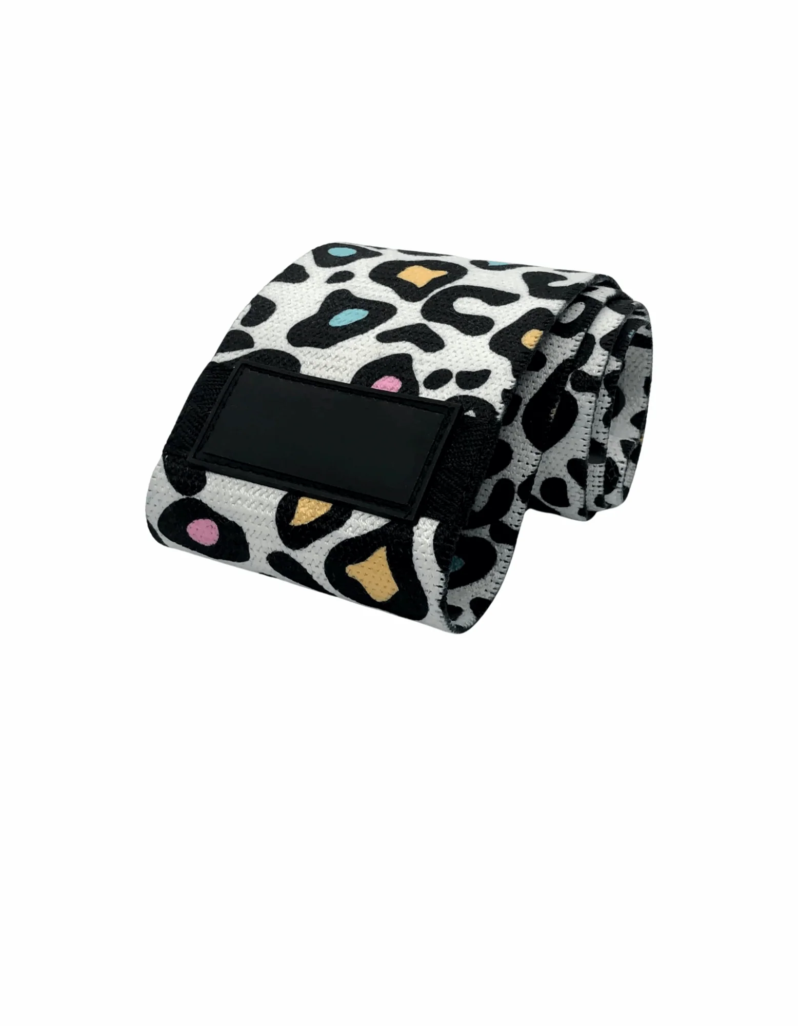 Leopard Print Fabric Resistance Bands Set of 3 - Image 3
