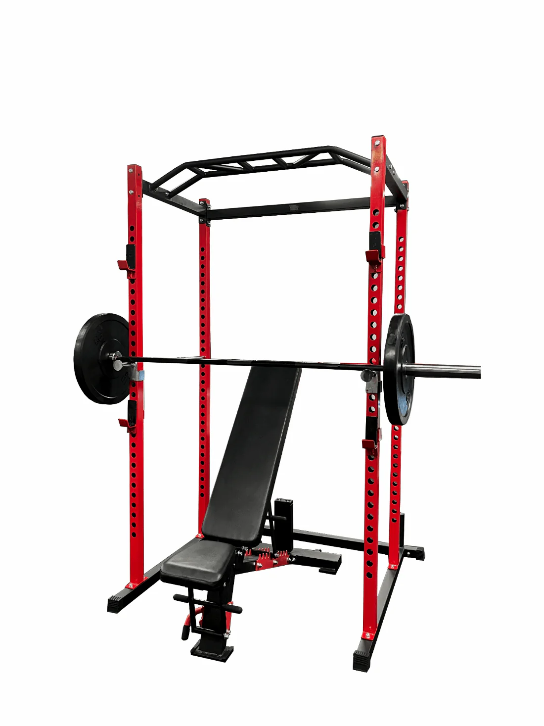 V2 Standard Power Rack Bundle – with Black Cast Iron Plates & Bench - Image 6